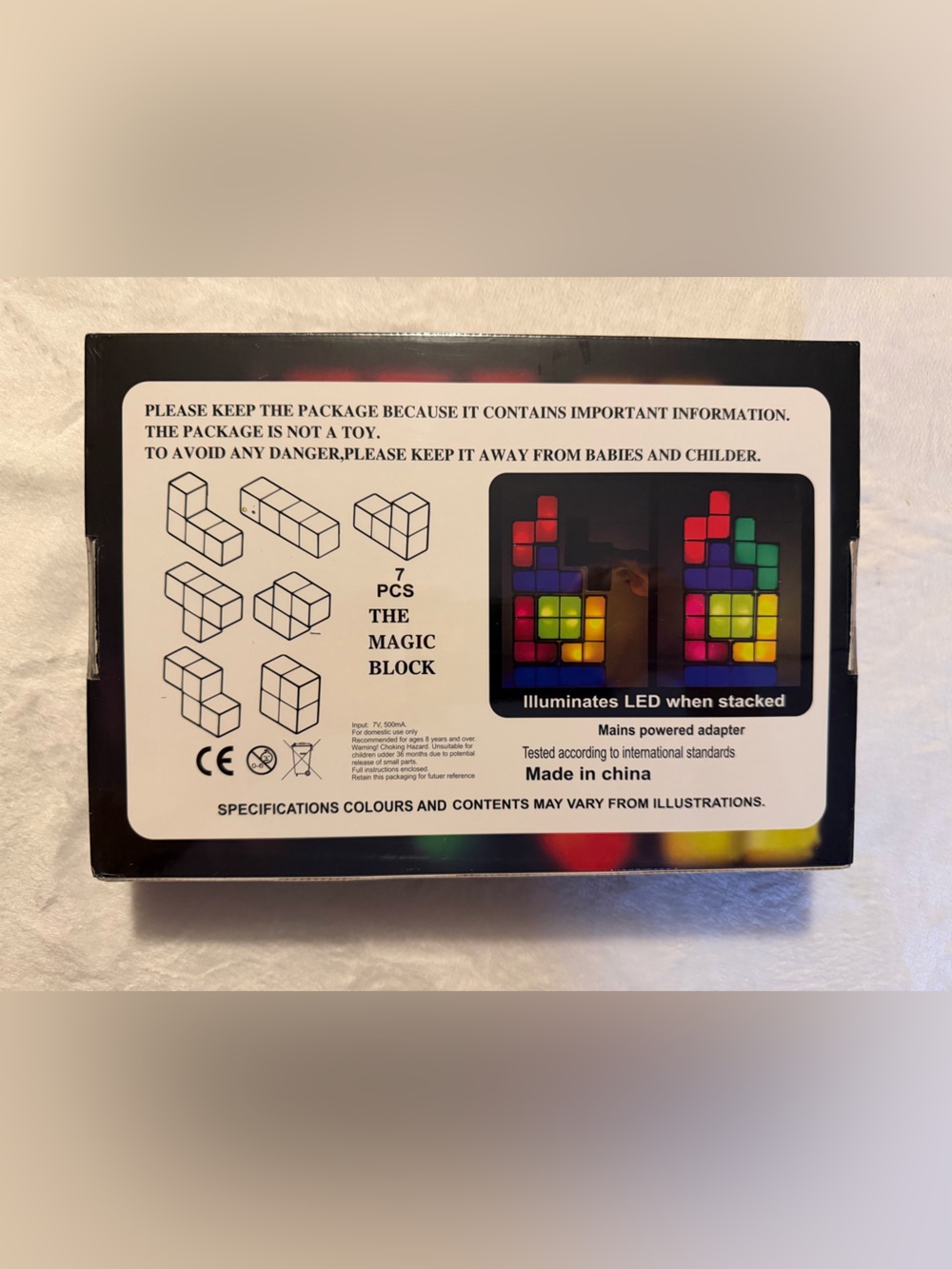 LED Light Puzzle Game - Multicolor - Picture 2 of 4